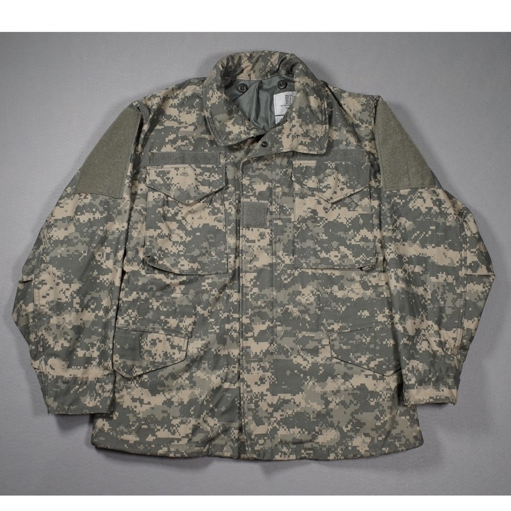 US Army ECWCS Gen III Level 5 Soft Shell Jacket UCP ACU Camo Small Short
